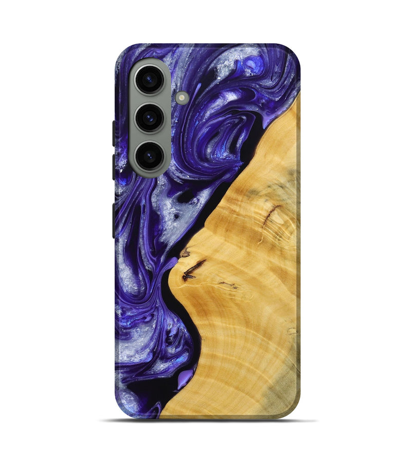 Galaxy S24 Wood+Resin Live Edge Phone Case - Emerson (Purple, 692533)