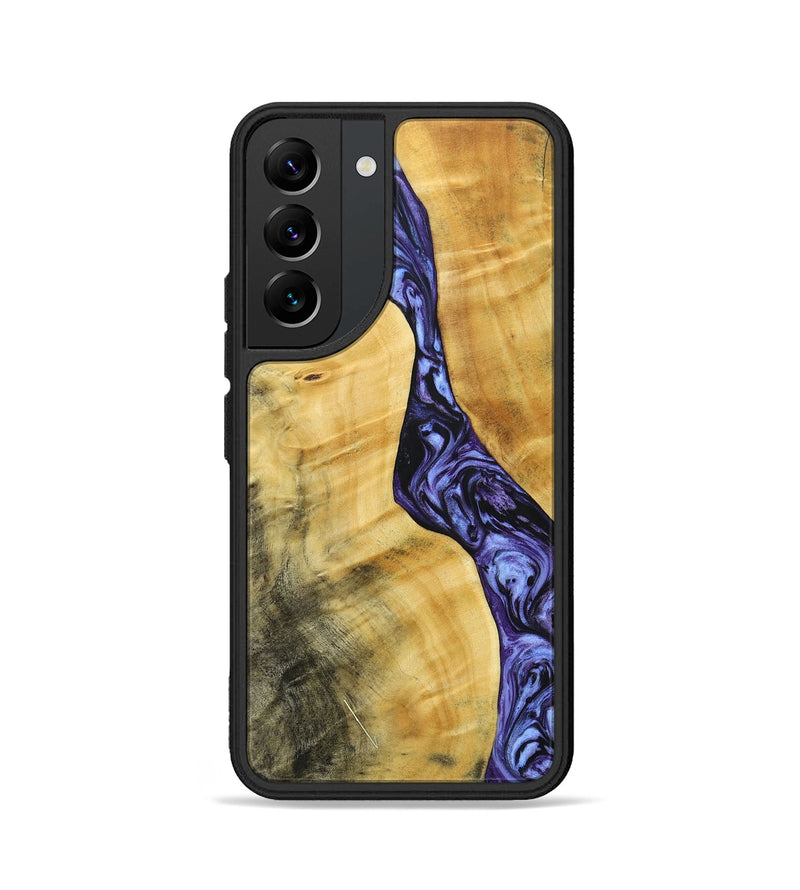 Galaxy S22 Wood+Resin Phone Case - Desmond (Purple, 692642)