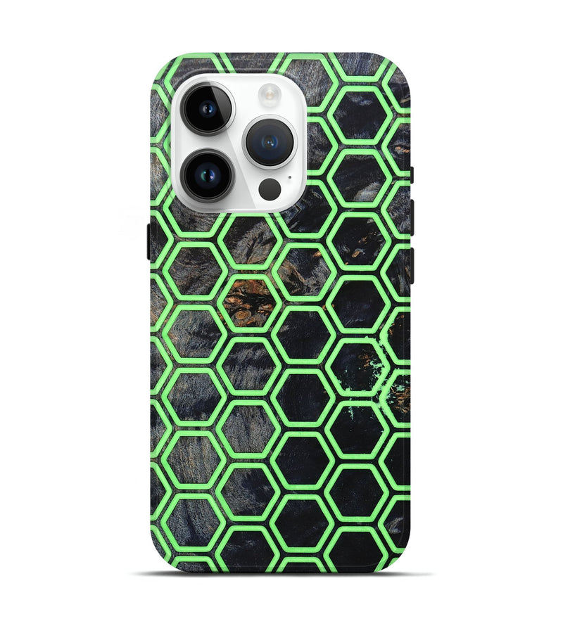 iPhone 15 Pro Wood+Resin Live Edge Phone Case - Audra (Pattern, 692691)