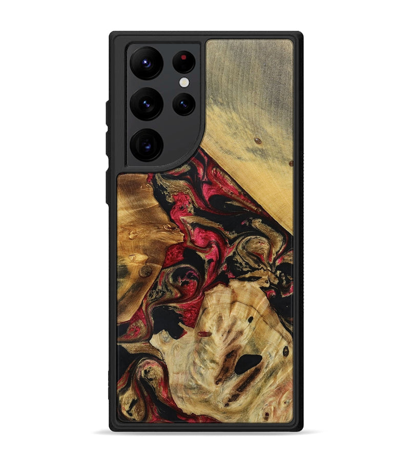Galaxy S22 Ultra Wood+Resin Phone Case - Jackie (Mosaic, 692891)