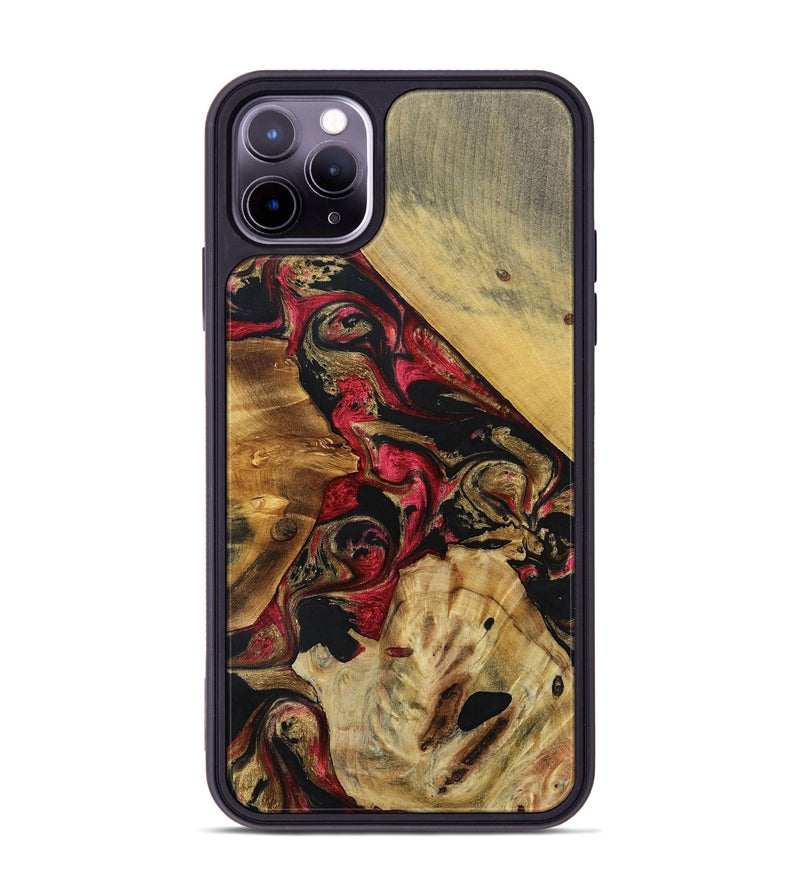 iPhone 11 Pro Max Wood+Resin Phone Case - Jackie (Mosaic, 692891)