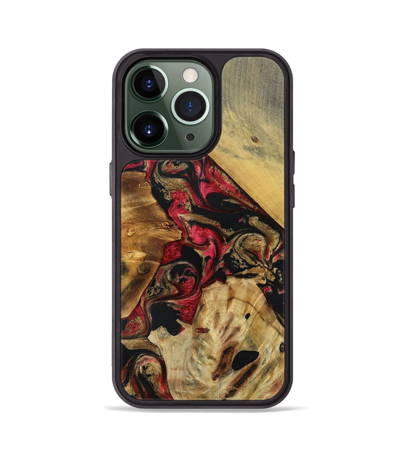 iPhone 13 Pro Wood+Resin Phone Case - Jackie (Mosaic, 692891)