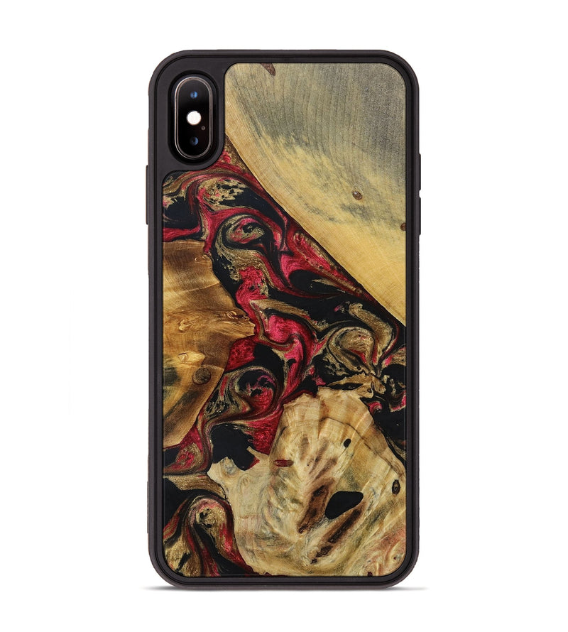 iPhone Xs Max Wood+Resin Phone Case - Jackie (Mosaic, 692891)