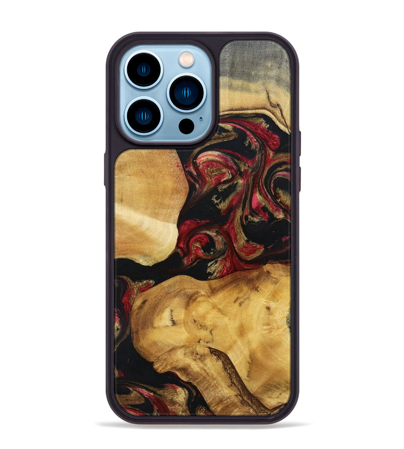iPhone 14 Pro Max Wood+Resin Phone Case - Colson (Mosaic, 692897)