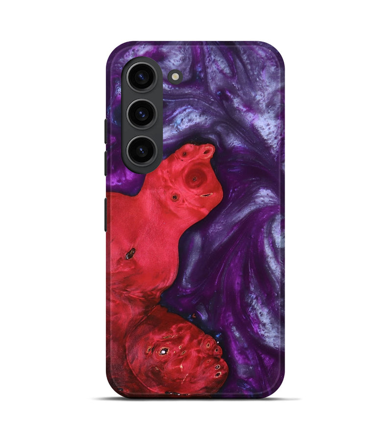 Galaxy S23 Wood+Resin Live Edge Phone Case - Arlene (Purple, 692969)