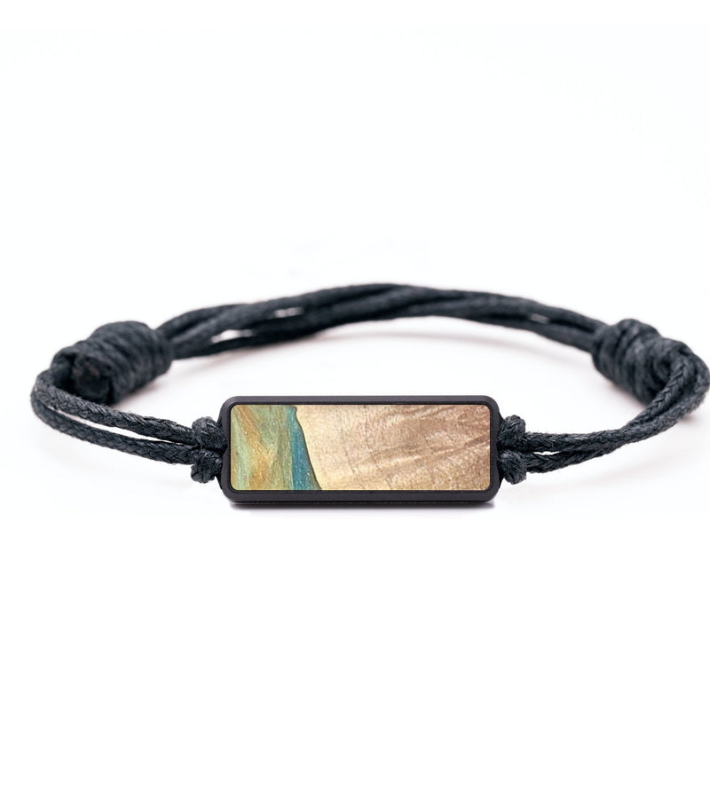 Classic Wood+Resin Bracelet - Colby (Teal & Gold, 692991)