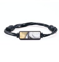 Classic Wood+Resin Bracelet - Danna (Black & White, 693010)