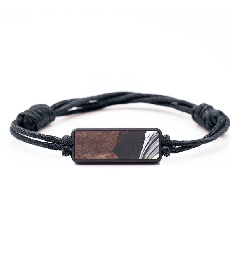 Classic Wood+Resin Bracelet - Della (Black & White, 693019)