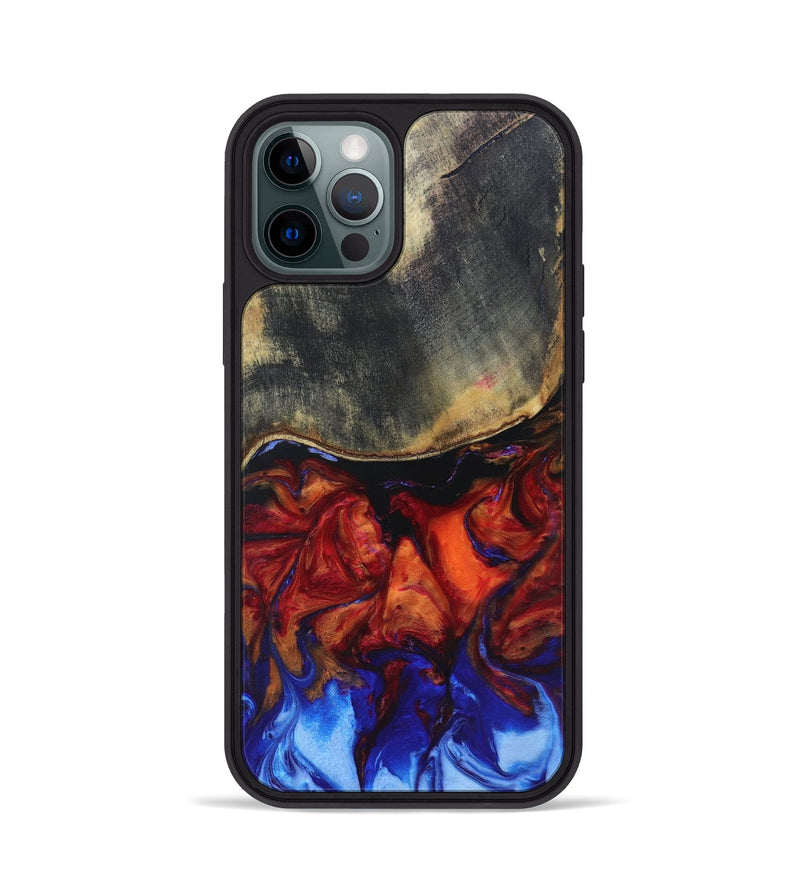 iPhone 12 Pro Wood+Resin Phone Case - Sade (Fire & Ice, 693044)