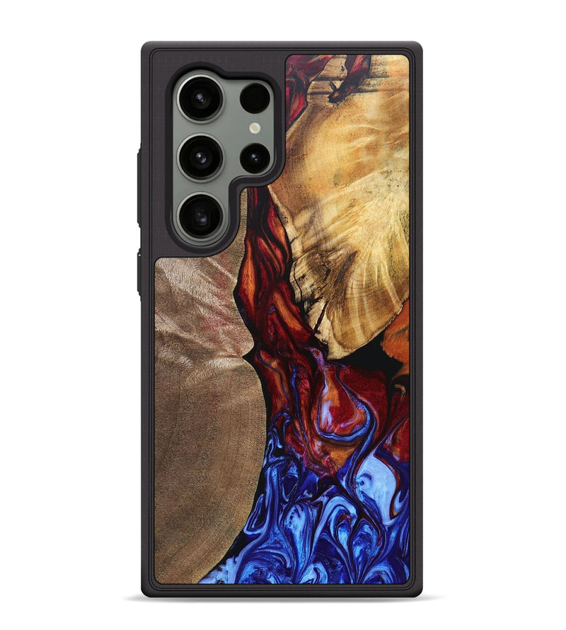 Galaxy S24 Ultra Wood+Resin Phone Case - Kadence (Fire & Ice, 693051)
