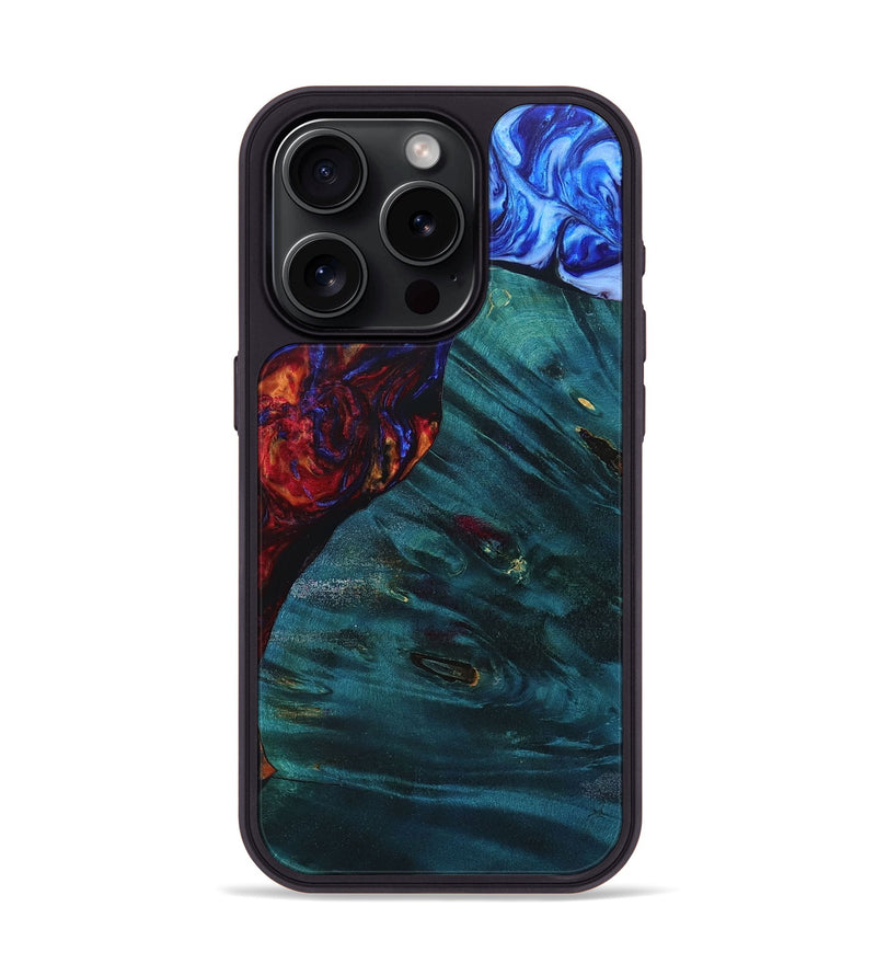 iPhone 15 Pro Wood+Resin Phone Case - Clifford (Fire & Ice, 693069)