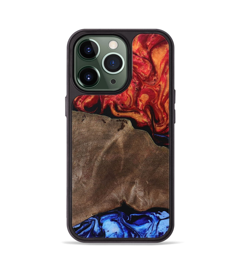 iPhone 13 Pro Wood+Resin Phone Case - Herbert (Fire & Ice, 693081)
