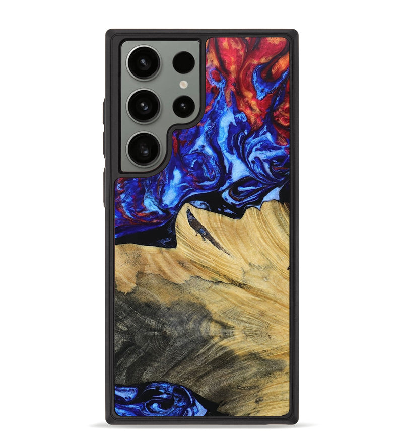 Galaxy S23 Ultra Wood+Resin Phone Case - Carole (Fire & Ice, 693093)