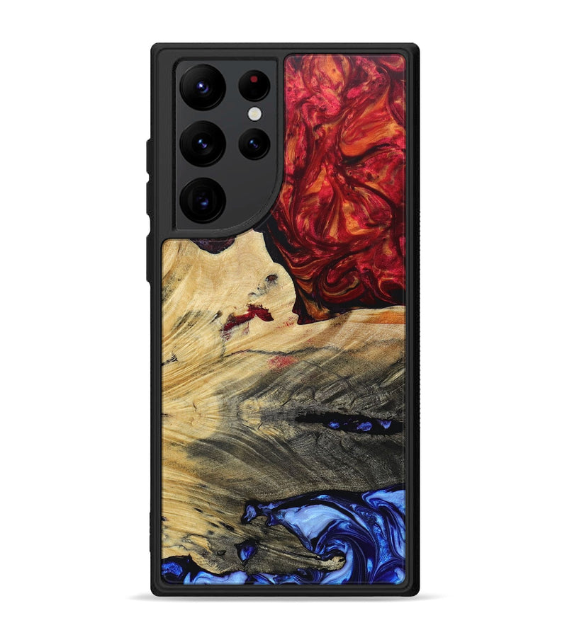 Galaxy S22 Ultra Wood+Resin Phone Case - Jackson (Fire & Ice, 693115)