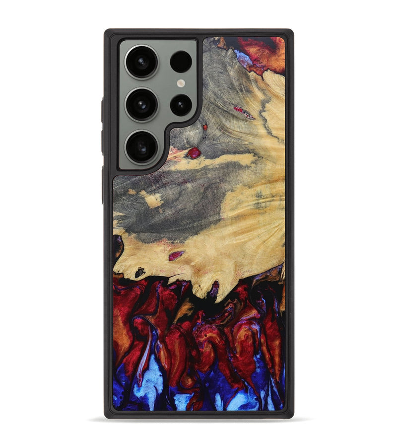 Galaxy S23 Ultra Wood+Resin Phone Case - Rihanna (Fire & Ice, 693161)