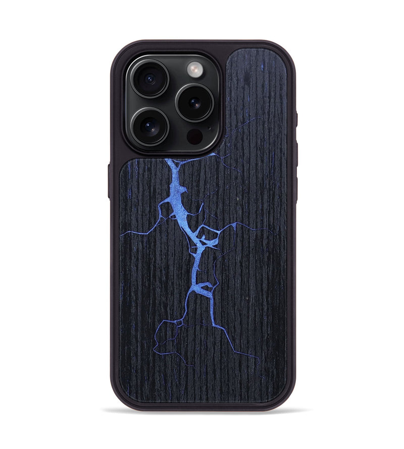 iPhone 15 Pro Wood+Resin Phone Case - Bill (Fire & Ice, 693164)