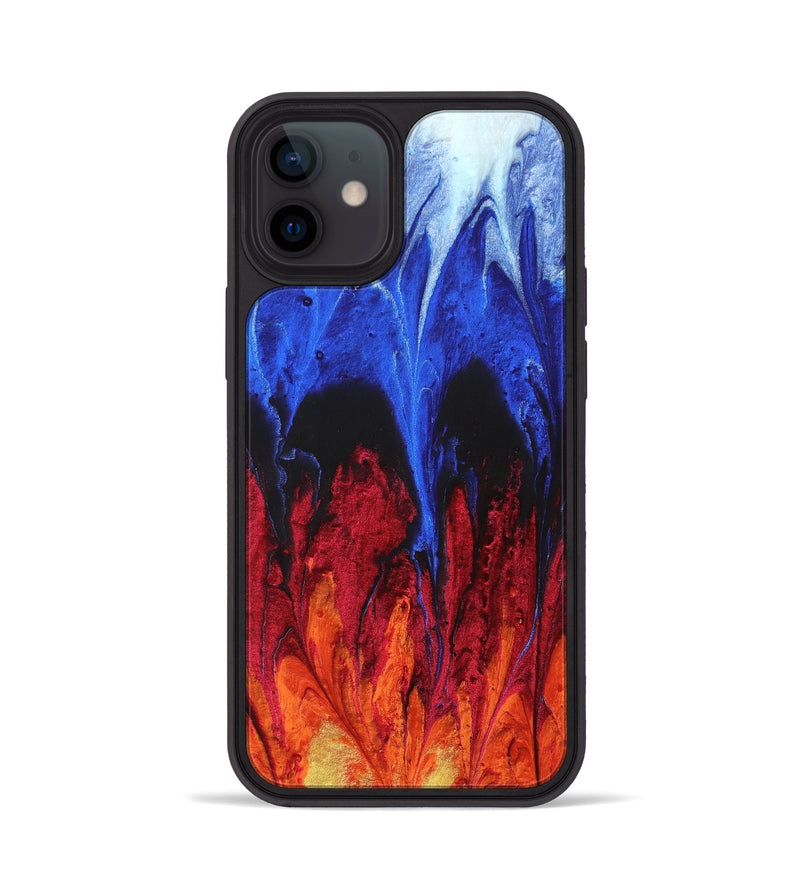 iPhone 12 Wood+Resin Phone Case - Denise (Fire & Ice, 693178)