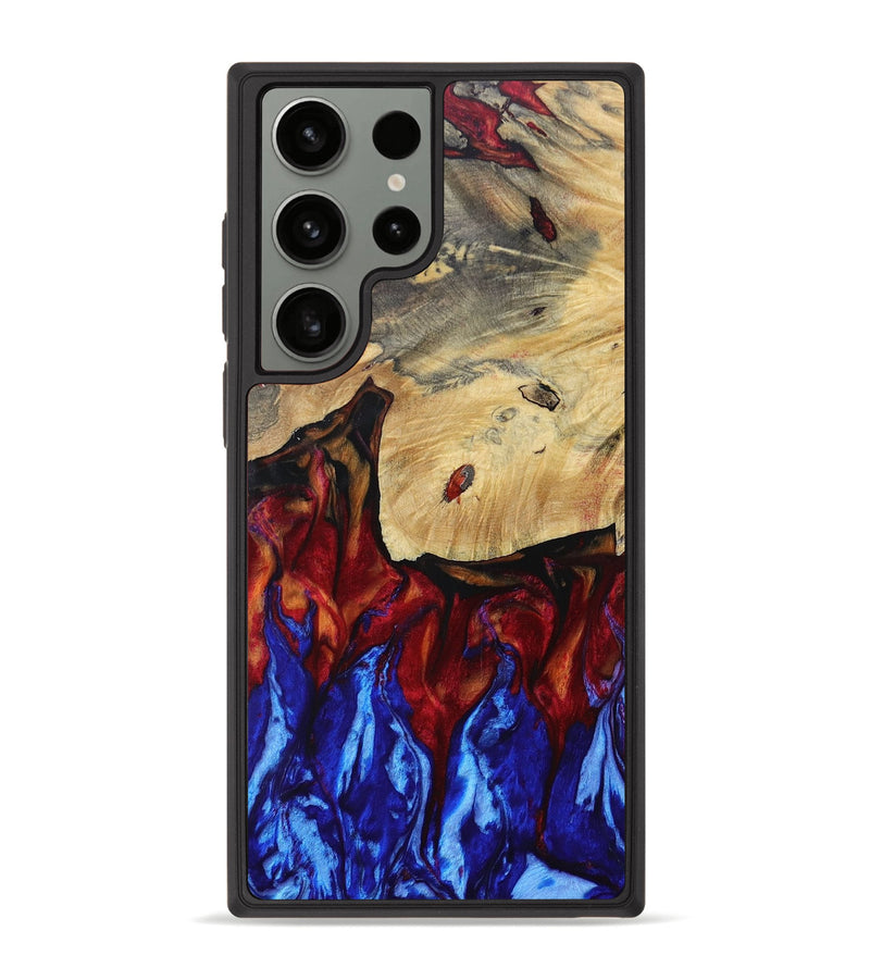 Galaxy S23 Ultra Wood+Resin Phone Case - Tami (Fire & Ice, 693206)