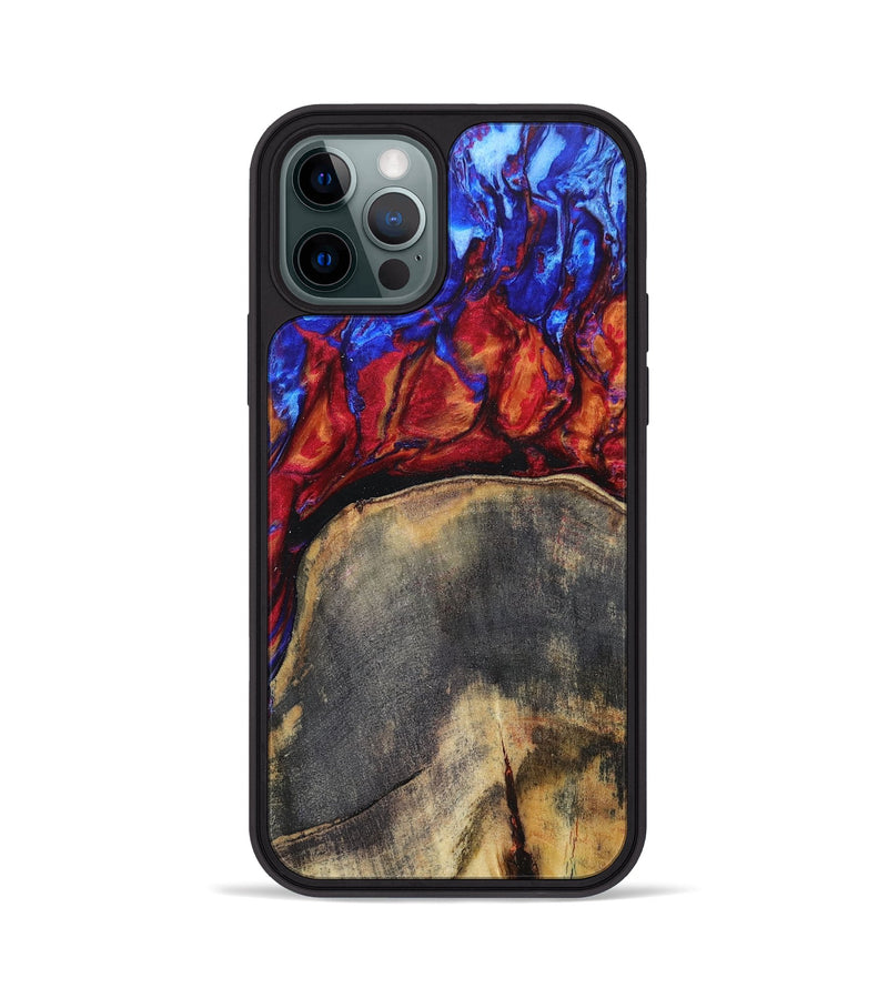 iPhone 12 Pro Wood+Resin Phone Case - Heidi (Fire & Ice, 693218)