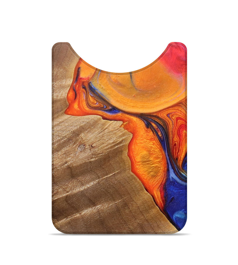 Live Edge Wood+Resin Wallet - Elaina (Fire & Ice, 693284)