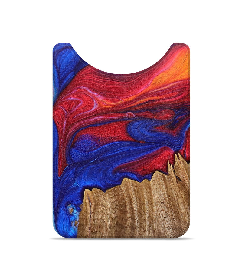 Live Edge Wood+Resin Wallet - Dolores (Fire & Ice, 693285)