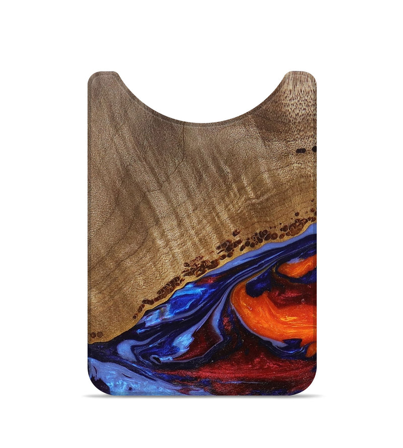 Live Edge Wood+Resin Wallet - Willa (Fire & Ice, 693289)
