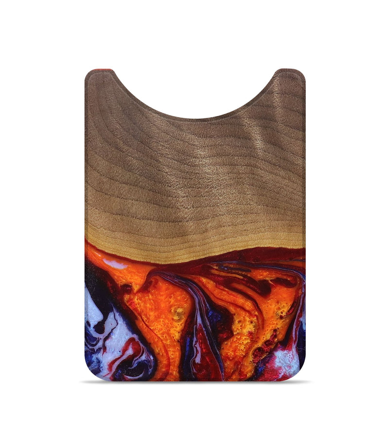 Live Edge Wood+Resin Wallet - Paulina (Fire & Ice, 693306)