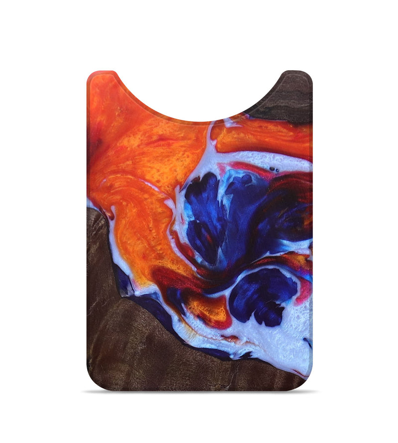 Live Edge Wood+Resin Wallet - Brynlee (Fire & Ice, 693314)