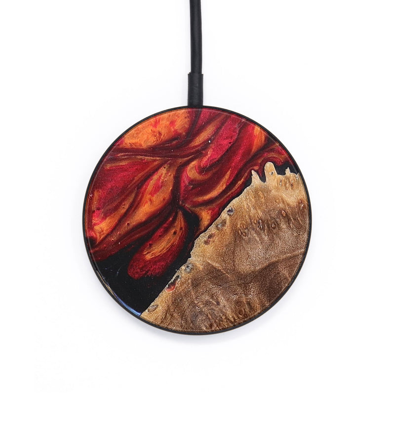 Circle Wood+Resin Wireless Charger - Tessa (Fire & Ice, 693364)