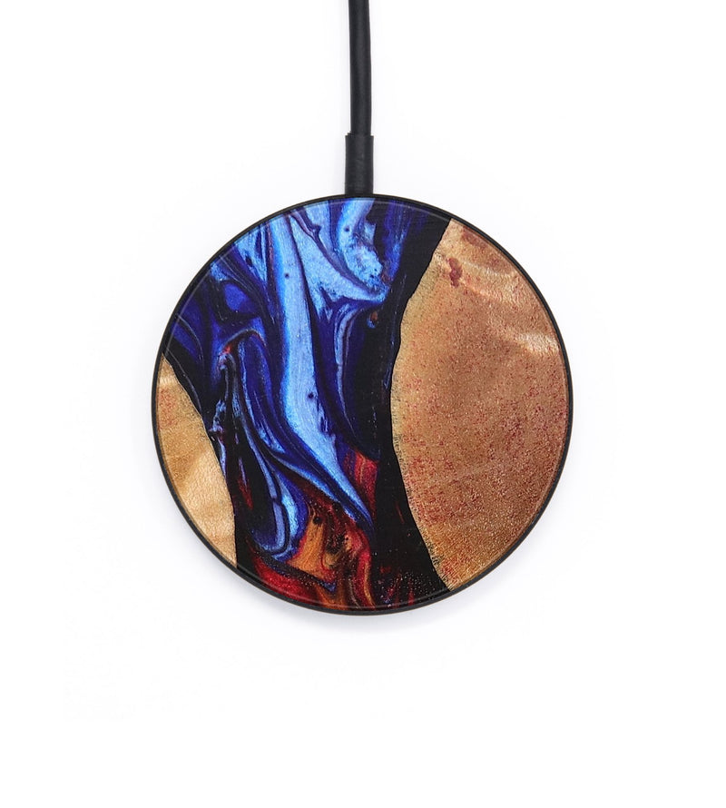 Circle Wood+Resin Wireless Charger - Kameron (Fire & Ice, 693372)