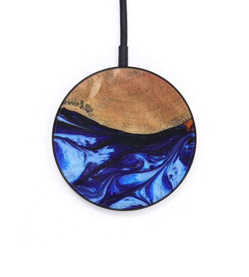 Circle Wood+Resin Wireless Charger - Mindy (Fire & Ice, 693373)