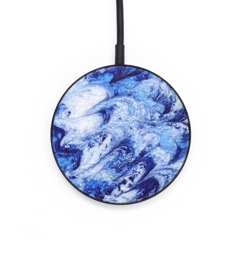 Circle Wood+Resin Wireless Charger - Jodi (Fire & Ice, 693375)