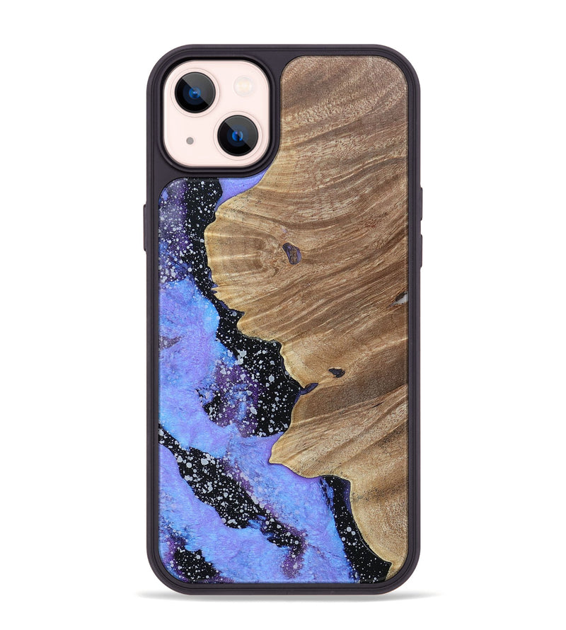 iPhone 14 Plus Wood+Resin Phone Case - Aubrey (Cosmos, 693386)