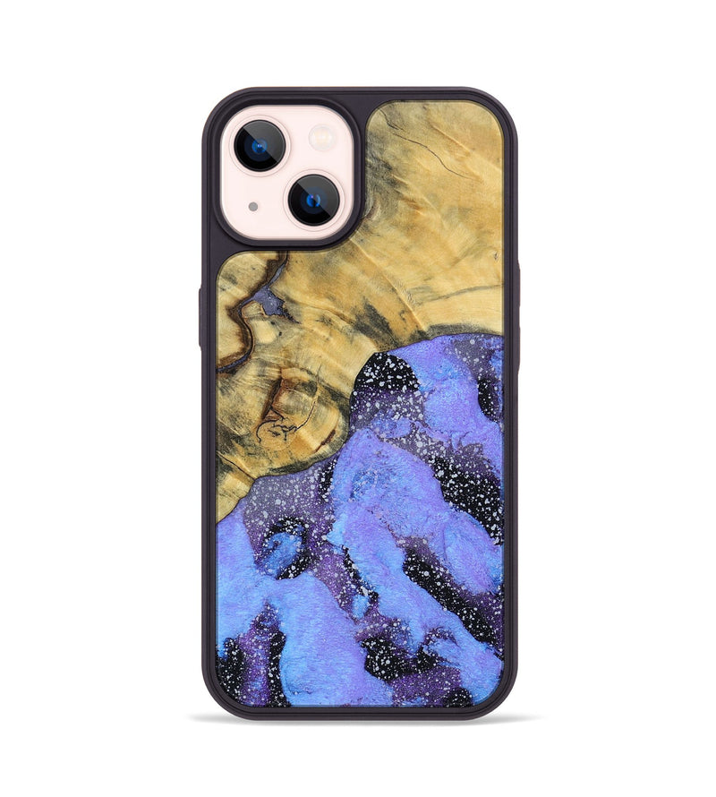 iPhone 14 Wood+Resin Phone Case - Harper (Cosmos, 693389)