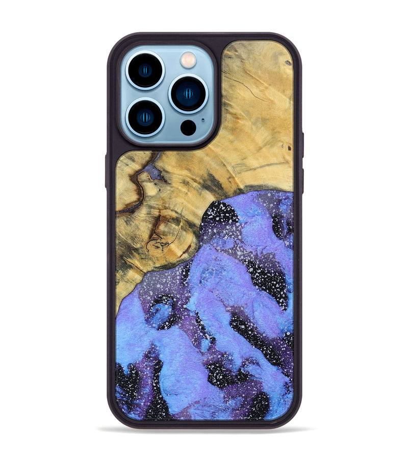 iPhone 14 Pro Max Wood+Resin Phone Case - Harper (Cosmos, 693389)