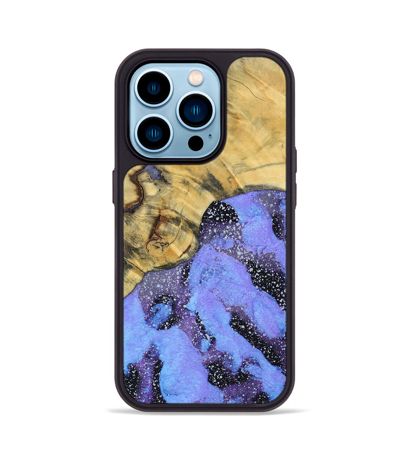 iPhone 14 Pro Wood+Resin Phone Case - Harper (Cosmos, 693389)