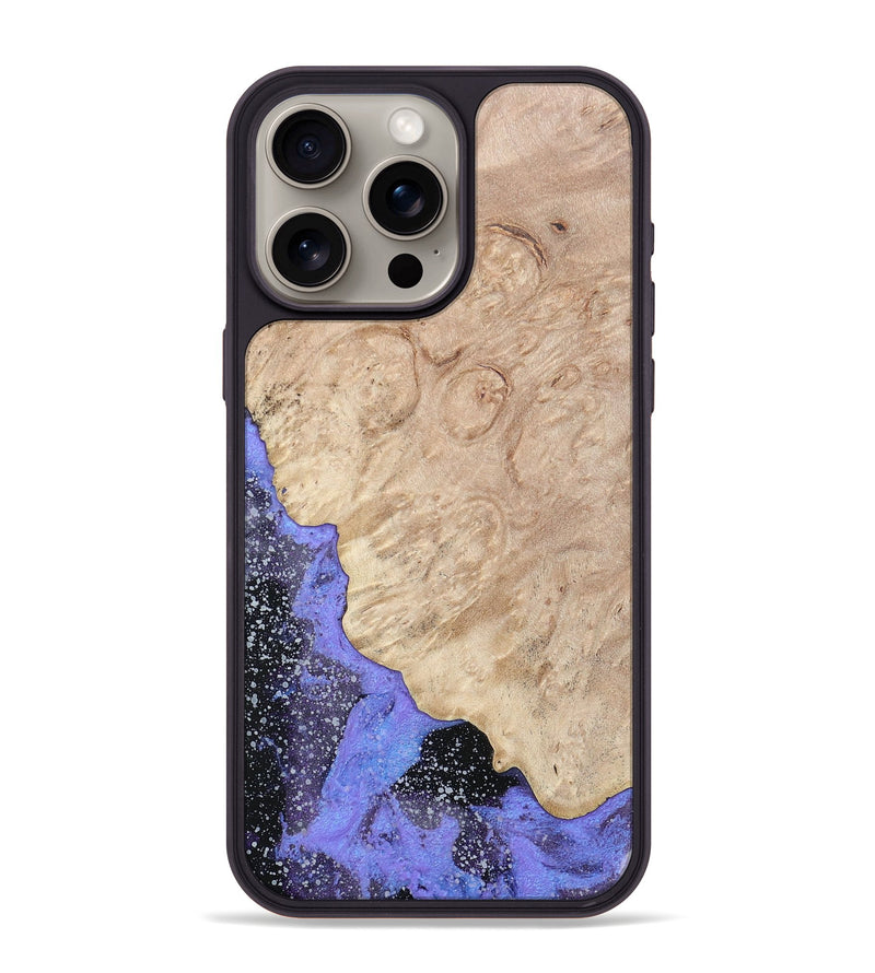 iPhone 15 Pro Max Wood+Resin Phone Case - Tara (Cosmos, 693402)
