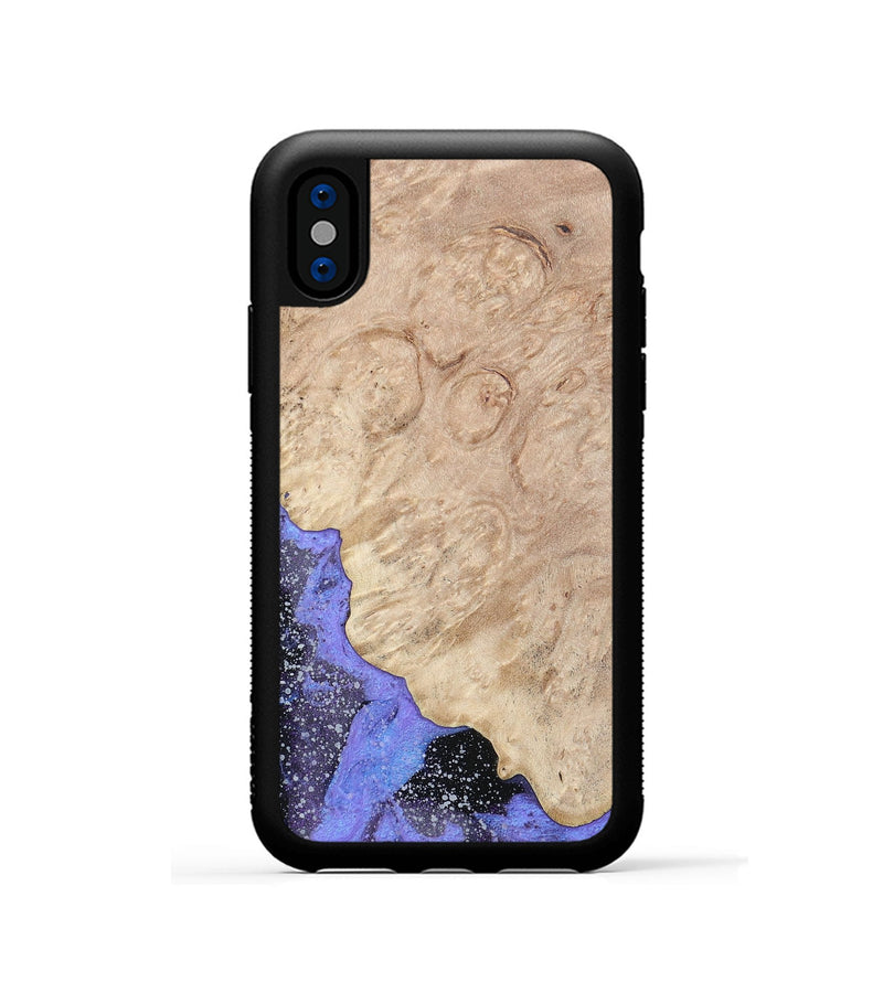 iPhone Xs Wood+Resin Phone Case - Tara (Cosmos, 693402)