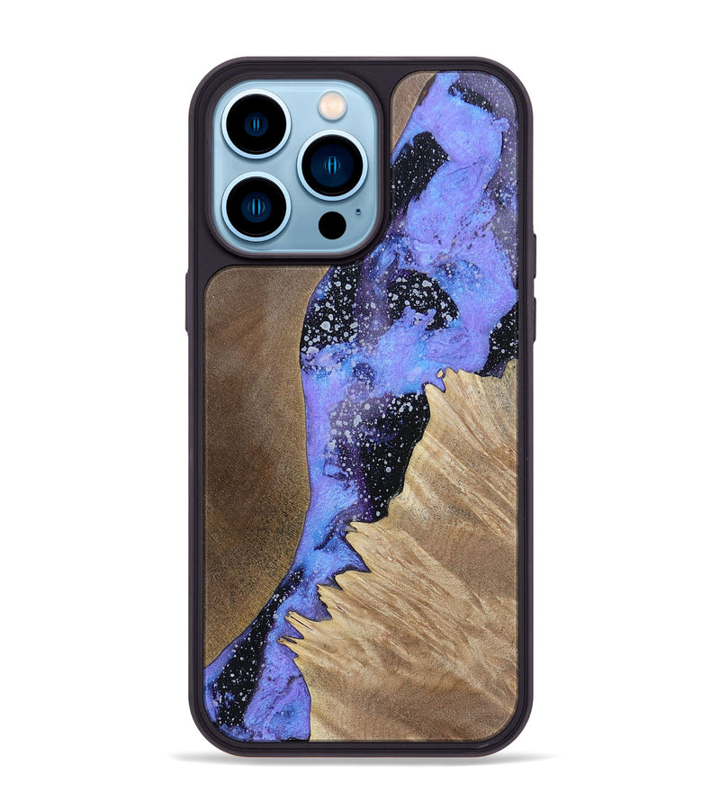 iPhone 14 Pro Max Wood+Resin Phone Case - Velma (Cosmos, 693412)