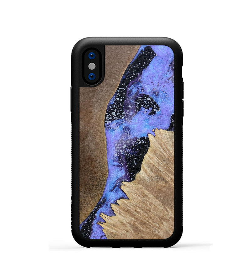 iPhone Xs Wood+Resin Phone Case - Velma (Cosmos, 693412)