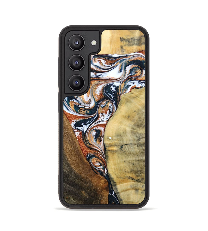 Galaxy S23 Wood+Resin Phone Case - Fabian (Mosaic, 693455)