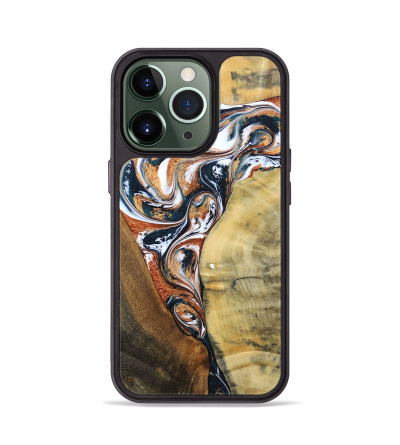 iPhone 13 Pro Wood+Resin Phone Case - Fabian (Mosaic, 693455)