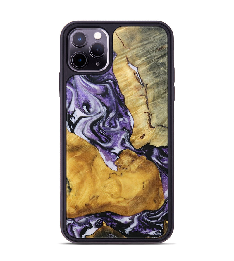 iPhone 11 Pro Max Wood+Resin Phone Case - Corbin (Mosaic, 693466)