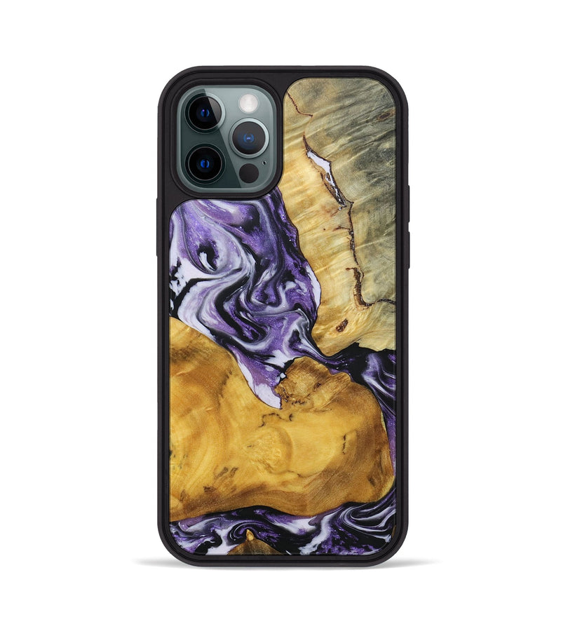 iPhone 12 Pro Wood+Resin Phone Case - Corbin (Mosaic, 693466)