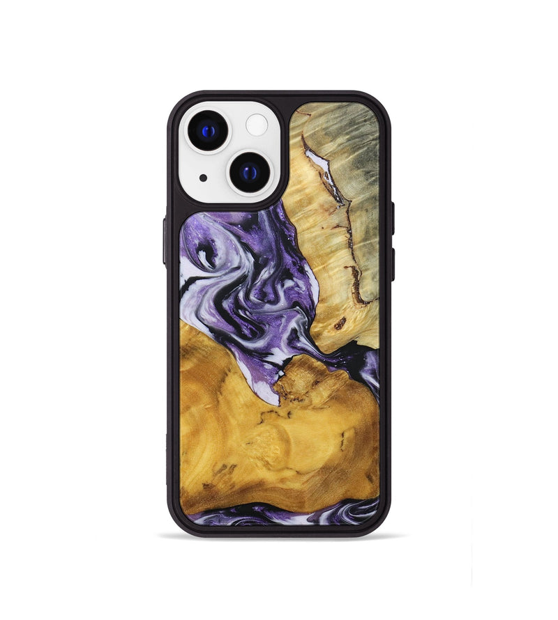 iPhone 13 mini Wood+Resin Phone Case - Corbin (Mosaic, 693466)