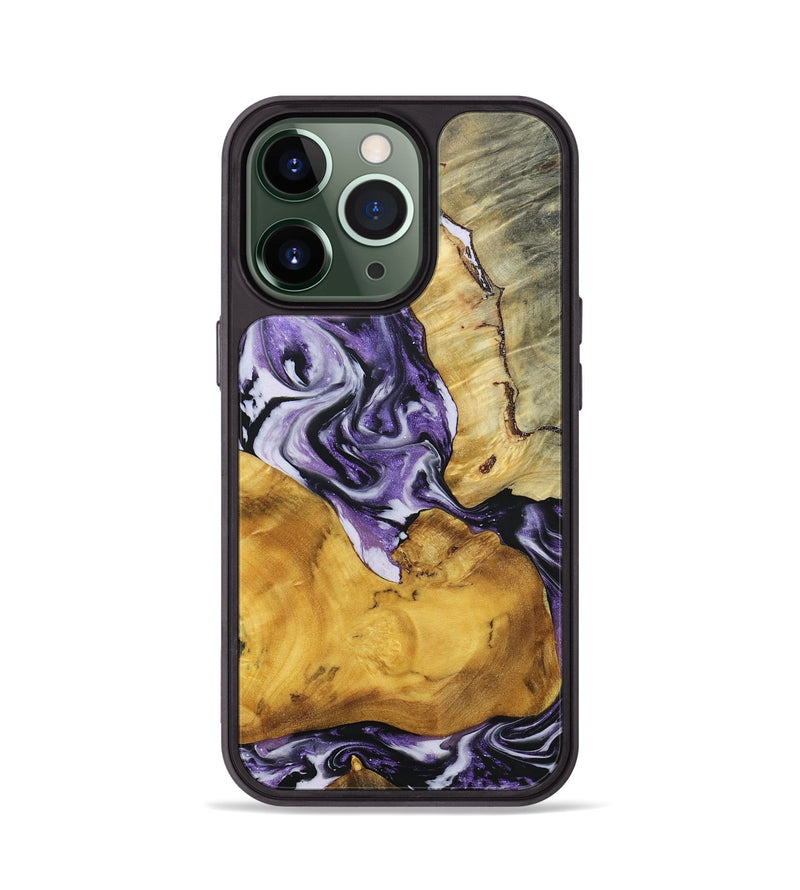 iPhone 13 Pro Wood+Resin Phone Case - Corbin (Mosaic, 693466)