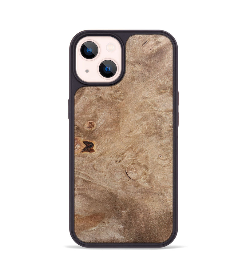 iPhone 14 Wood+Resin Phone Case - Annabelle (Wood Burl, 693499)