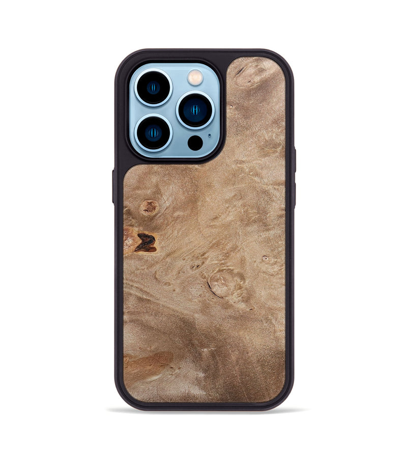 iPhone 14 Pro Wood+Resin Phone Case - Annabelle (Wood Burl, 693499)