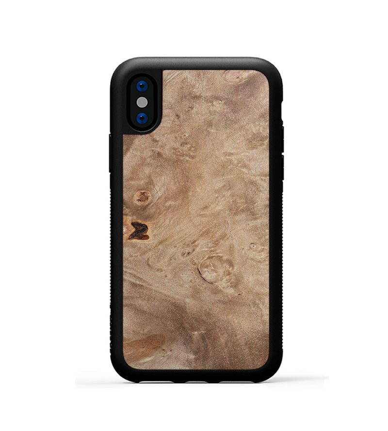 iPhone Xs Wood+Resin Phone Case - Annabelle (Wood Burl, 693499)