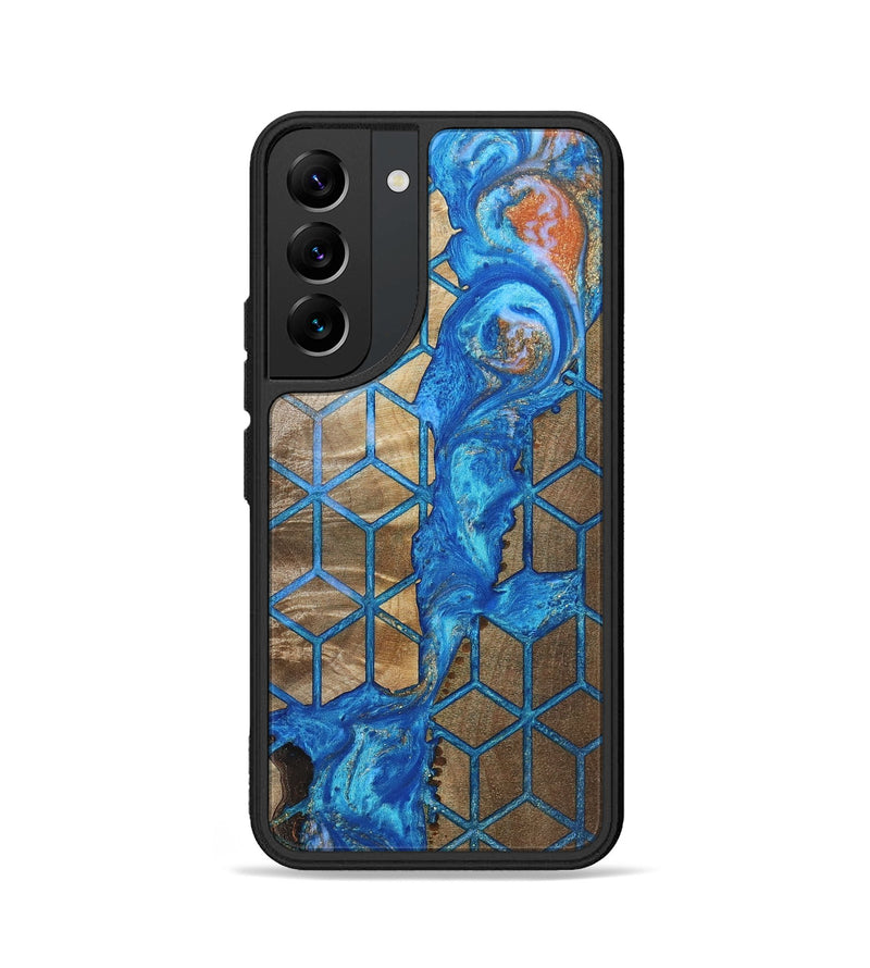 Galaxy S22 Wood+Resin Phone Case - Terrance (Pattern, 693680)